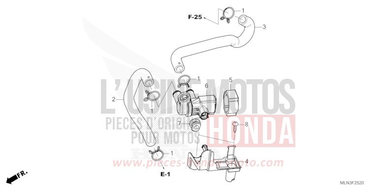 LUFTEINBLASMAGNETVENTIL von Africa Twin Mechanik PEARL GLARE WHITE (NHB53H) von 2024